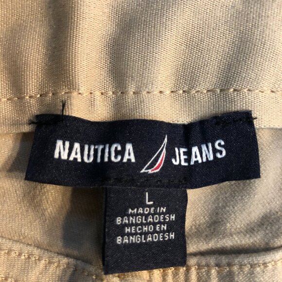 Nautica Jeans Women's Tan Shorts Size L - Picture 10 of 12